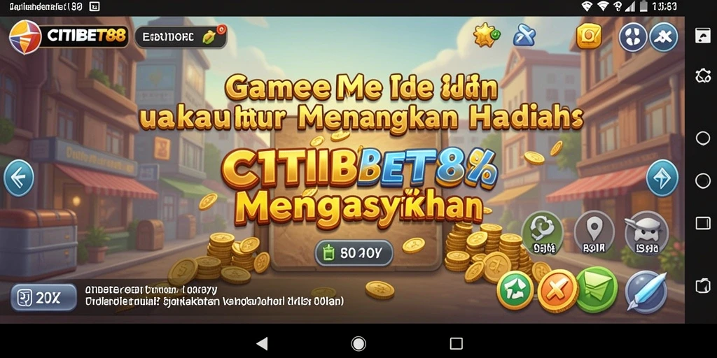 Screenshot utama menunjukkan gameplay santai CITIBET88.