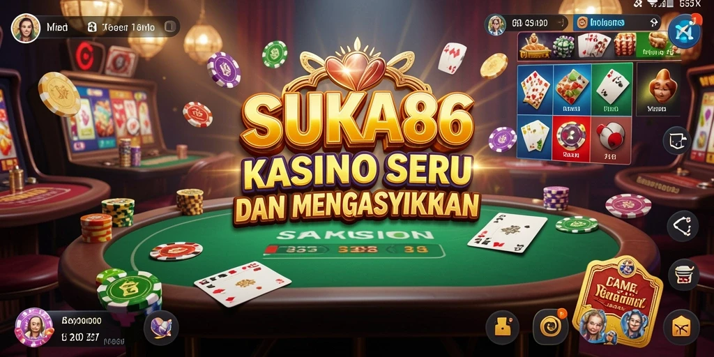 Tampilan screenshot permainan Kasino SUKA86 yang seru.