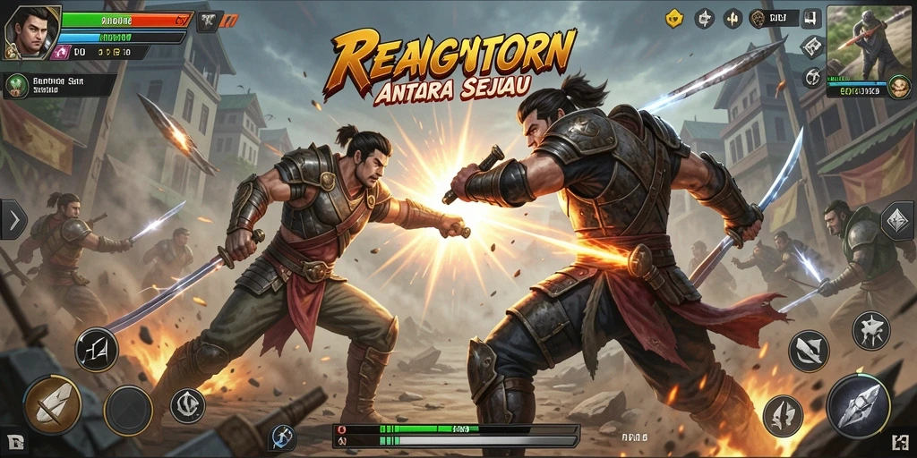 Tampilan gameplay T6 yang menegangkan saat pertarungan berlangsung.