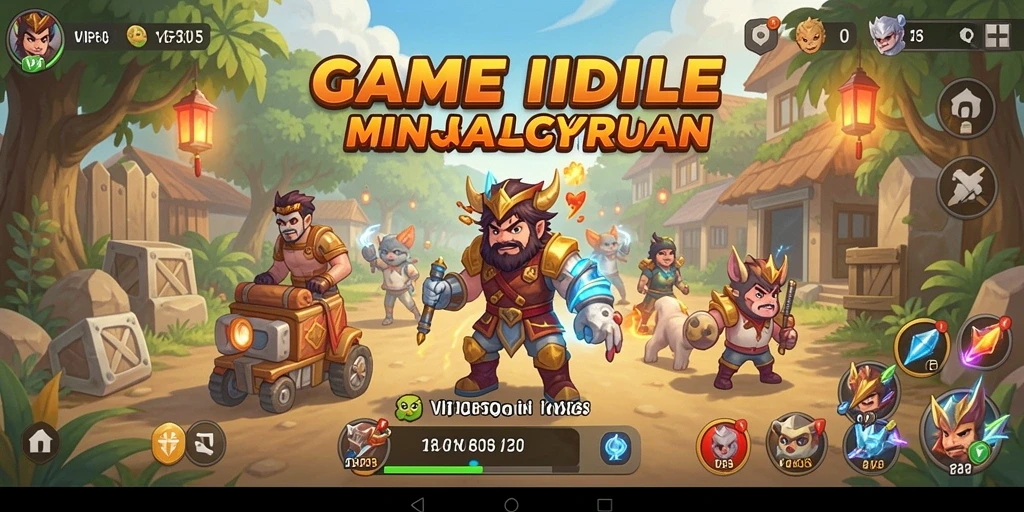 Screenshot gameplay VIP805 menampilkan aksi pengelolaan sumber daya yang menarik.